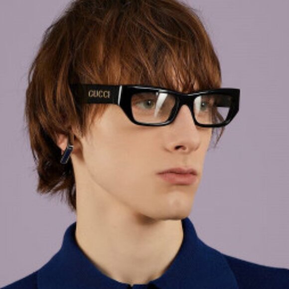 🕶️ New Gucci GG1297O 001 Eyeglasses - Black Frame 53mm